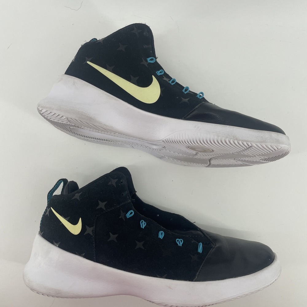 NIKE AIR HYPERFRESH STARS HIGHS BLACK  MENS SIZE 10.5 SHOES‎ 811355 034